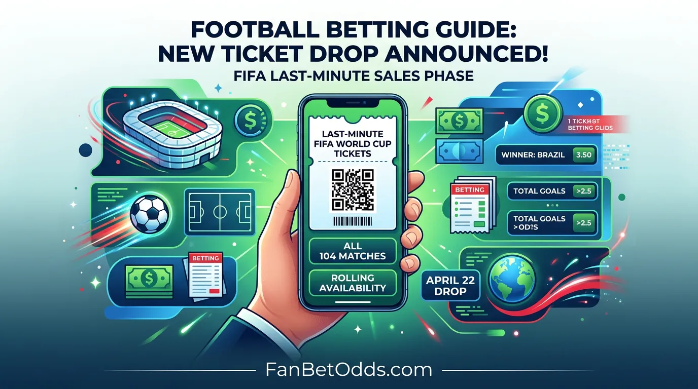 FIFA World Cup 2026 global ticket drop - all 104 matches on sale